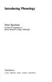 book cover of Introducing Phonology by Peter Hawkins