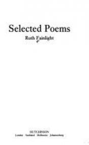 book cover of Selected poems by Ruth Fainlight