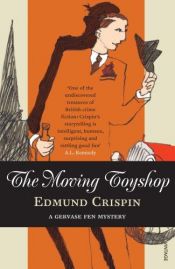 book cover of The Moving Toyshop by Edmund Crispin