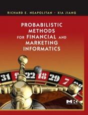 book cover of Probabilistic Methods for Financial and Marketing Informatics by Richard E. Neapolitan