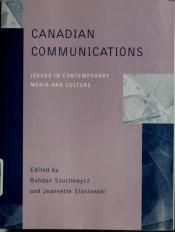book cover of Contemporary Issues in Canadian Culture and Communication by Bohdan Szuchewycz