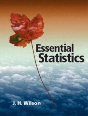 book cover of Essential statistics by Janie H. Wilson