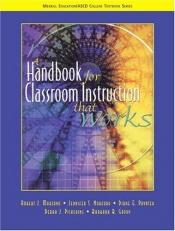 book cover of A Handbook for Classroom Instruction that Works (ASCD) by Robert J. Marzano