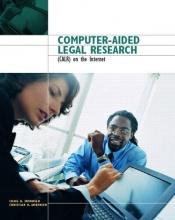 book cover of Computer-Aided Legal Research on the Internet by Craig B. Simonsen
