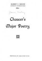 book cover of Chaucer's Major Poetry by Geoffrey Chaucer