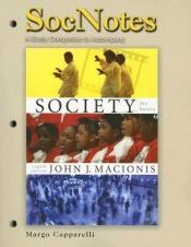 book cover of SocNotes for Macionis, Society for Society: The Basics by John J. Macionis
