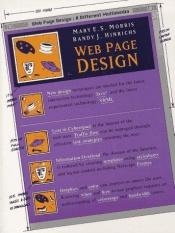 book cover of Web page design : a different multimedia by Mary E. S. Morris