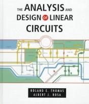 book cover of Analysis and Design of Linear Circuits by Roland E. Thomas