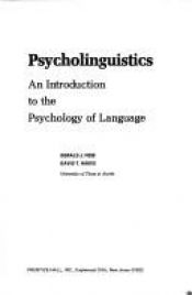 book cover of Psycholinguistics : an introduction to the psychology of language by Donald J. Foss