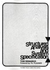 book cover of Structured Analysis and System Specification (Yourdon computing series) by Tom DeMarco