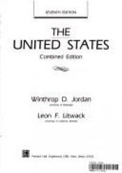 book cover of The United States by Winthrop Jordan