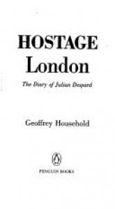 book cover of Hostage, London by Geoffrey Household