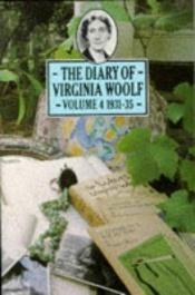 book cover of The Diary of Virginia Woolf, Vol. 4: 1931-35 by Virginia Woolf