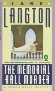 book cover of The Memorial Hall murder by Jane Langton
