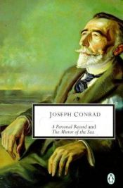 book cover of "The Mirror of the Sea by Joseph Conrad