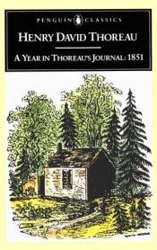 book cover of A year in Thoreau's journal, 1851 by Henry David Thoreau