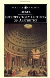book cover of Introductory Lecture on Easthetics by Georg W. Hegel