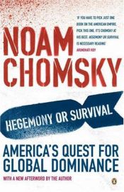 book cover of Hegemony or Survival by Noam Chomsky