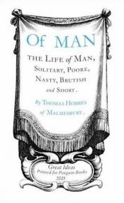 book cover of Of Man (Penguin Great Ideas) by Thomas Hobbes