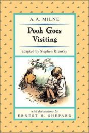 book cover of Pooh goes visiting by Alan Alexander Milne