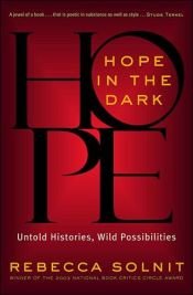 book cover of Hope in the Dark by Rebecca Solnit