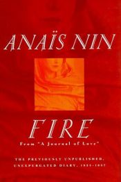 book cover of Le feu by Anais Nin