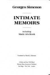 book cover of Intimate memoirs by Georges Simenon