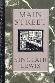 book cover of Main Street by Harry Sinclair Lewis