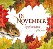 book cover of In November by Cynthia Rylant
