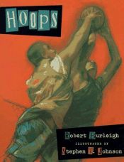 book cover of Hoops by Robert Burleigh