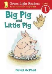 book cover of Big Pig and Little Pig by David M. McPhail