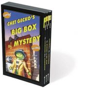book cover of Chet Gecko's Big Box of Mystery: Three Hilarious Capers: The Chameleon Wore Chartreuse, The Mystery of Mr. Nice, and Far by Bruce Hale