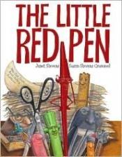book cover of The little red pen by Janet Stevens