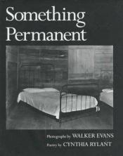 book cover of Something Permanent by Cynthia Rylant