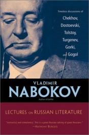 book cover of Lectures on Russian literature by Vladimir Vladimirovich Nabokov