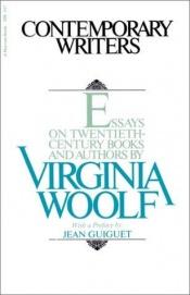 book cover of Contemporary writers by Virginia Woolf