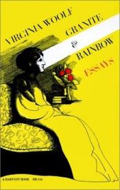 book cover of Granite and Rainbow by Virginia Woolf