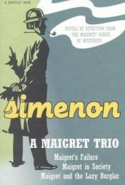 book cover of A Maigret trio by Georges Simenon