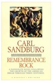 book cover of Remembrance Rock by Carl Sandburg