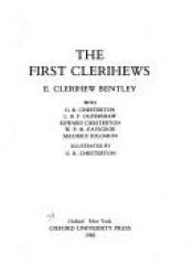 book cover of The first clerihews by E. C. Bentley