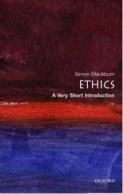 book cover of Ethics (Very Short Introductions) by Simon Blackburn
