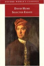 book cover of Selected essays by David Hume