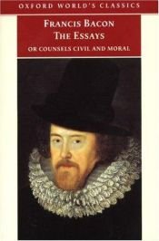 book cover of Essays by Francis Bacon