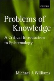 book cover of Problems of knowledge by Michael Williams