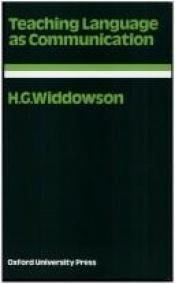 book cover of Teaching Language as Communication (Oxford Applied Linguistics) by H. G. Widdowson