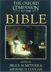 book cover of Oxford Companion to the Bible by Bruce M. Metzger