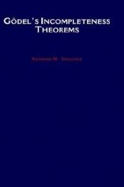 book cover of Godel's Incompleteness Theorems by 레이먼드 스멀리언