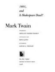 book cover of 1601 ; and, Is Shakespeare dead? by Mark Twain