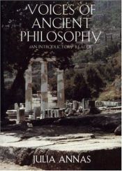 book cover of Voices of Ancient Philosophy: An Introductory Reader by Julia Annas