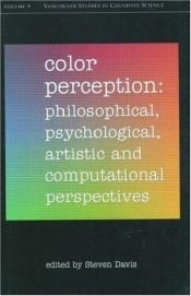 book cover of Color Perception: Philosophical, Psychological, Artistic, and Computational Perspectives (New Directions in Cognitive Science) by Steven (ed.) Davis